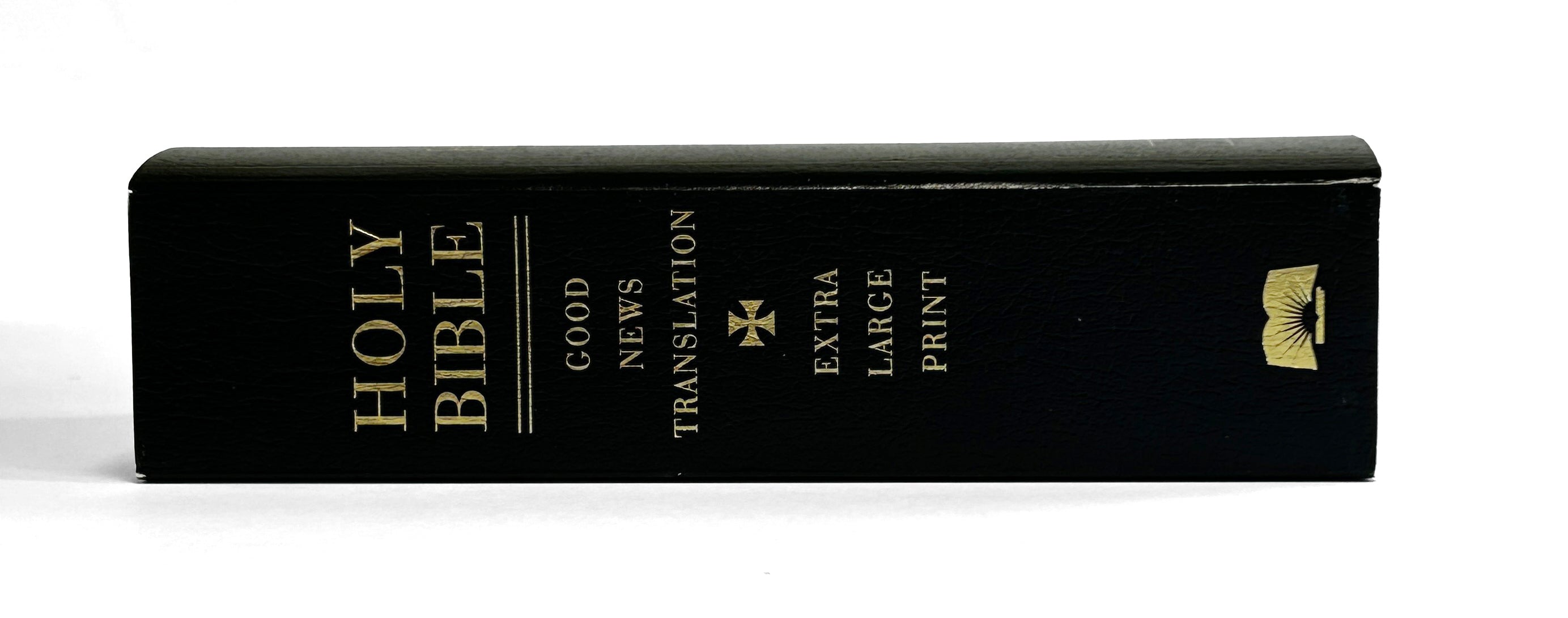 Veteran Bible Catholic - Black (Large Print)