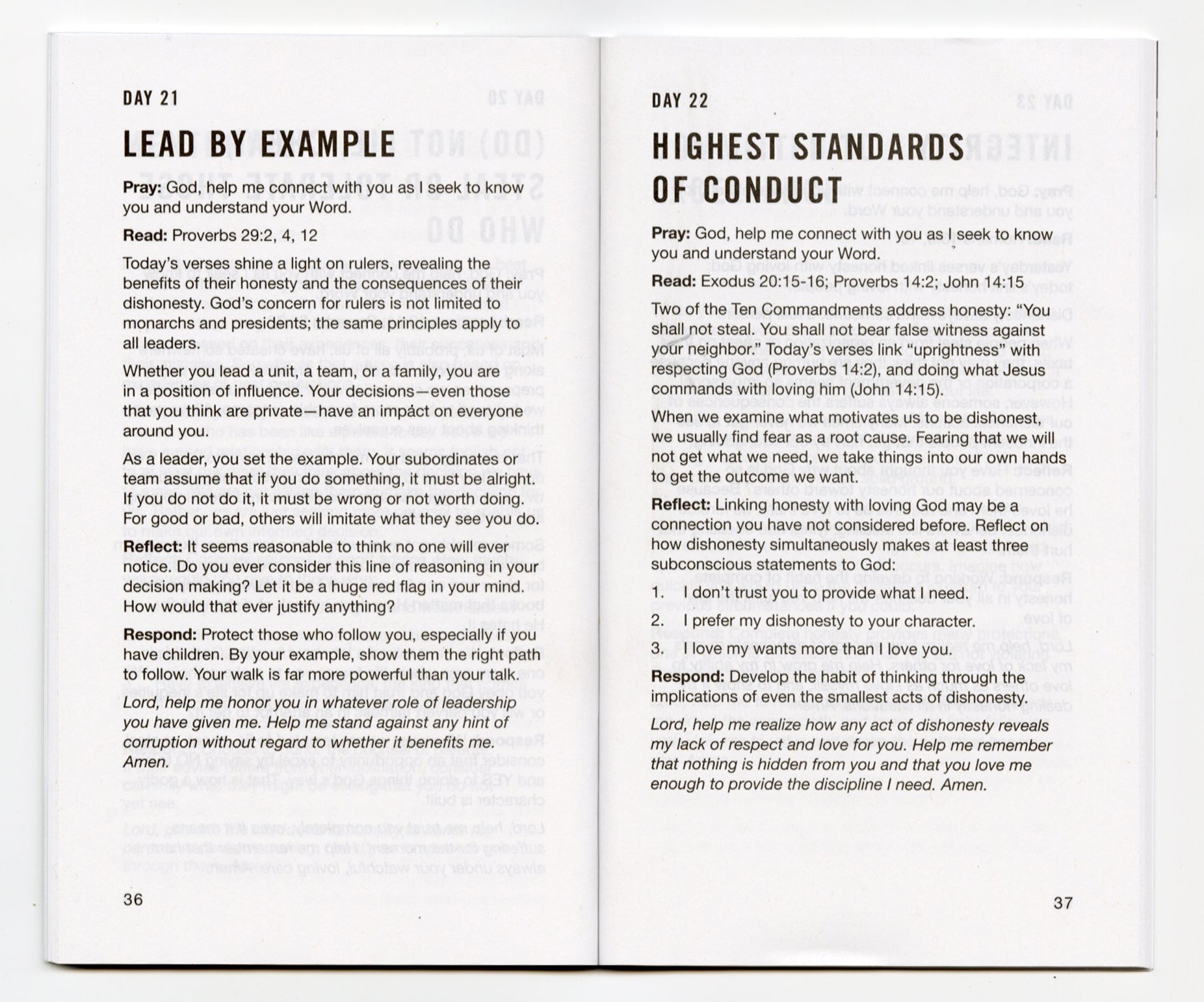 Military Stewardship Devotional