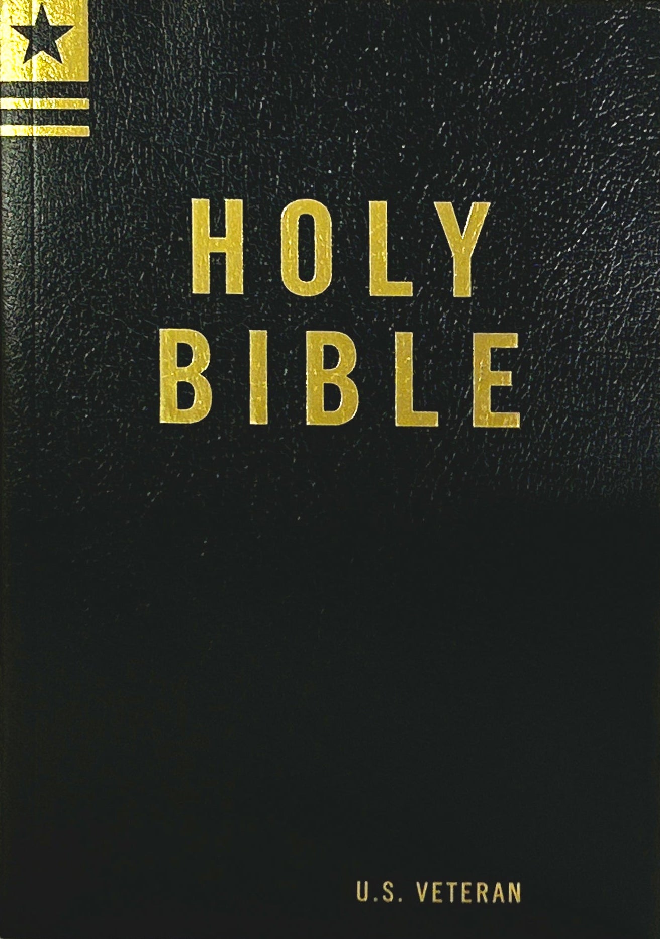 Veteran Extra-Large Print Bible - Black (KJV)
