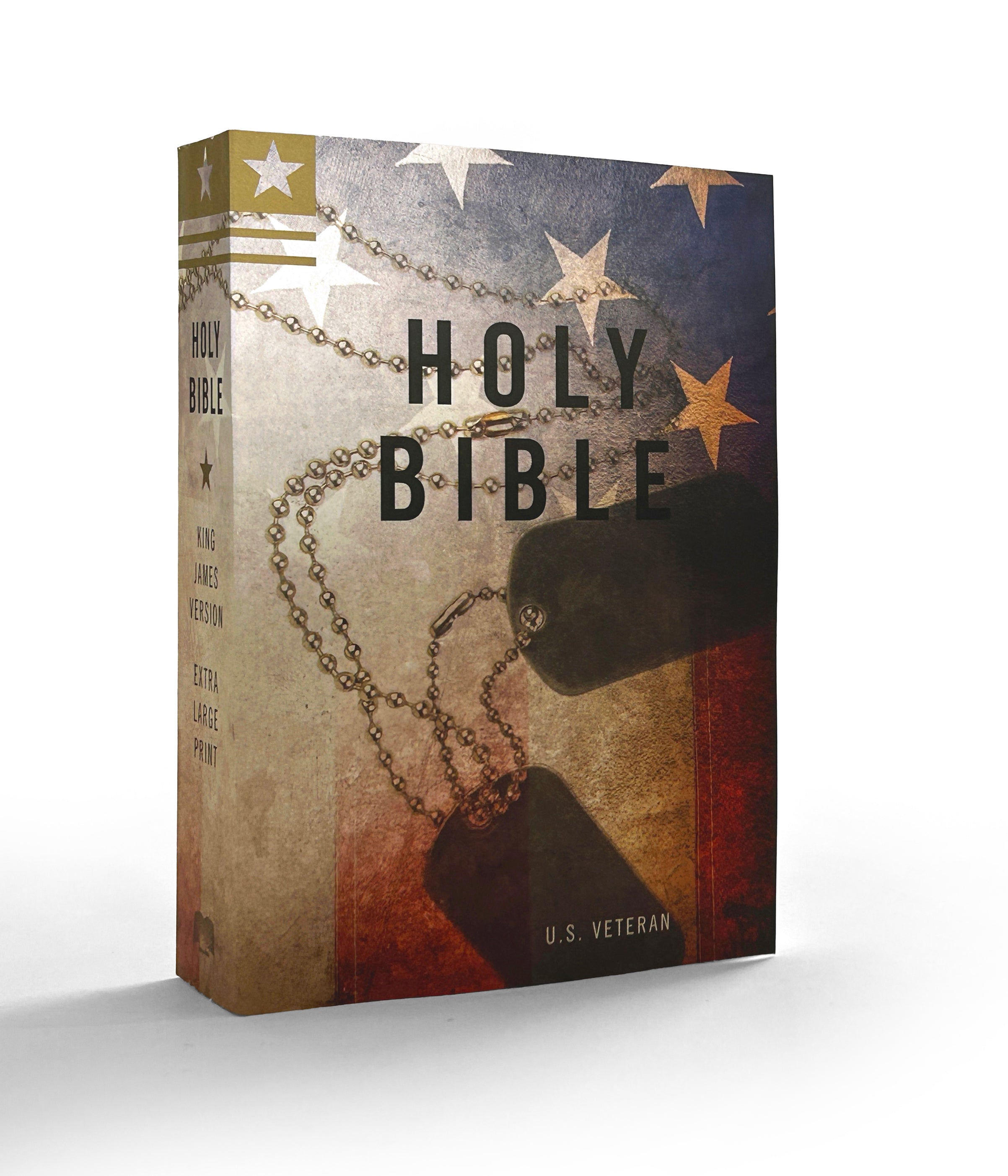 Veteran Bible - Flag (Extra-Large Print)