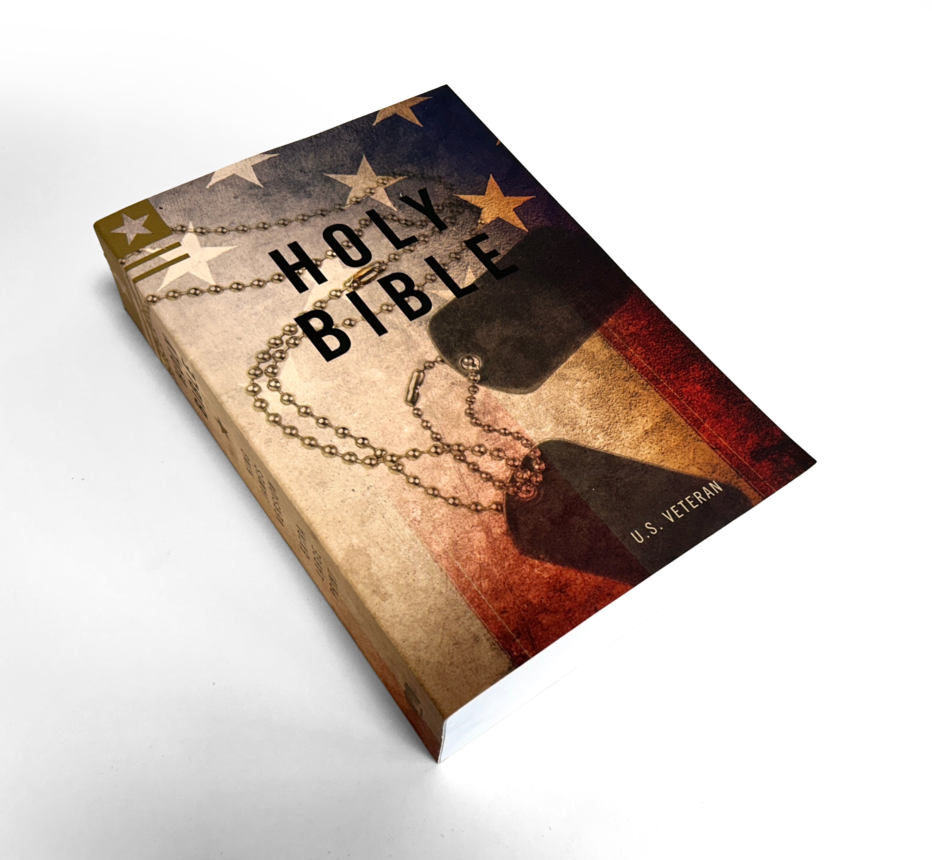 Veteran Bible - Flag (Extra-Large Print)