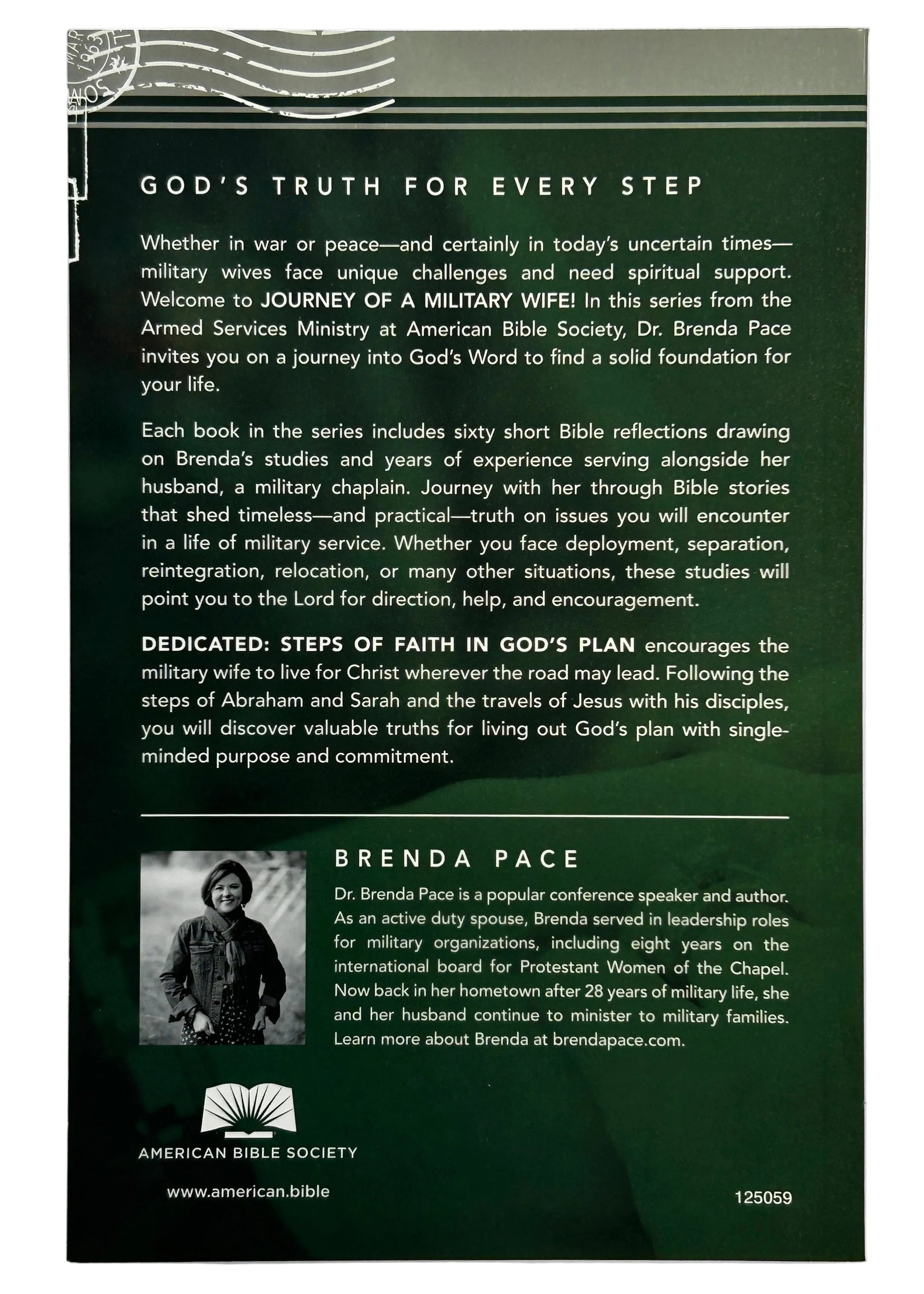 Journey of a Military Wife: Vol 1 Dedicated