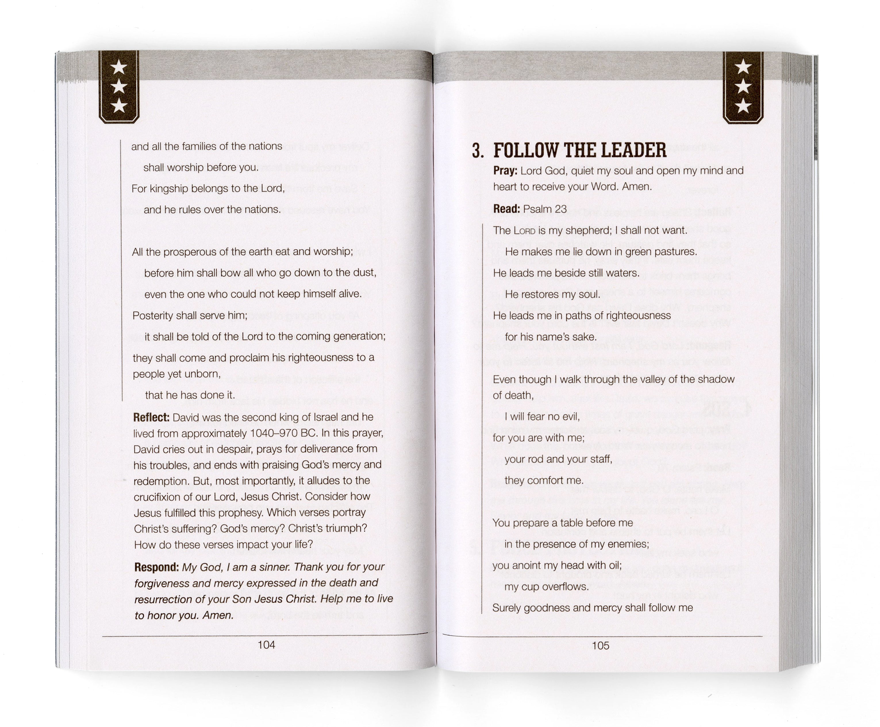 Military Bible Challenge – Guidebook (Large Print)