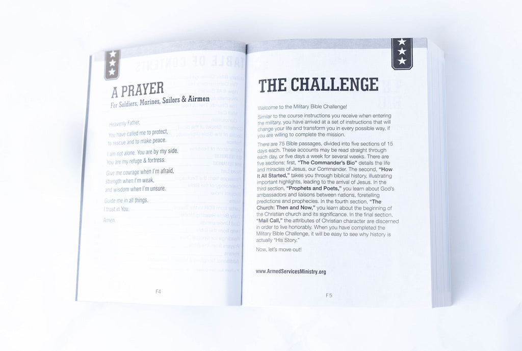 Military Bible Challenge Bible (ESV) - Field Edition