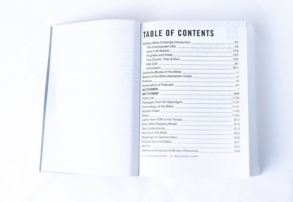 Military Bible Challenge Bible (ESV) - Field Edition