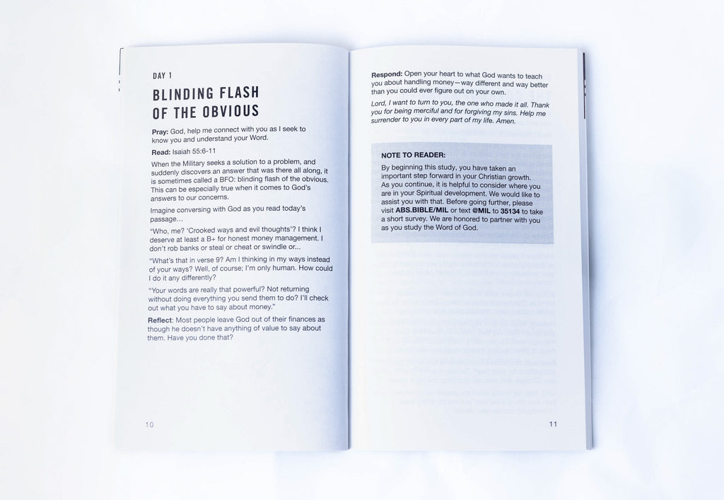 Military Stewardship Devotional